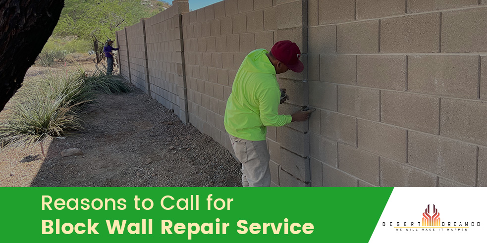 Reasons to Call for Block Wall Repair Service