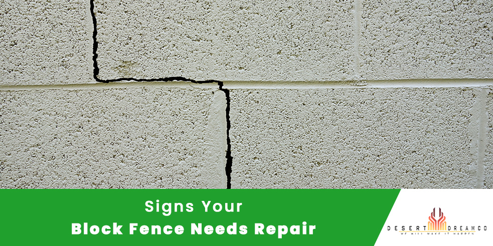 Signs Your Block Fence Needs Repair